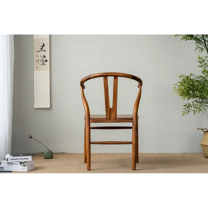 Wishbone Y Chair in South American Walnut Wood