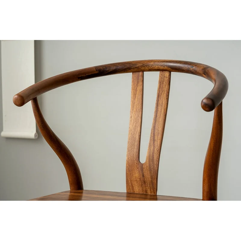 Wishbone Y Chair in South American Walnut Wood