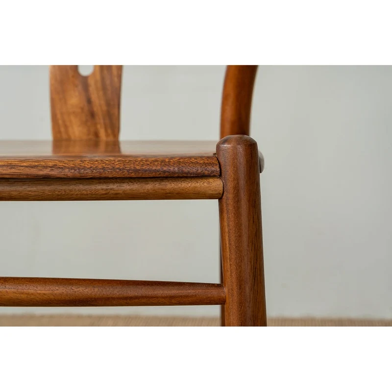 Wishbone Y Chair in South American Walnut Wood