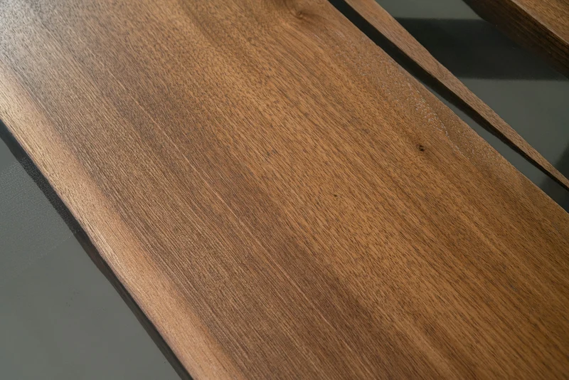 Large black walnut wood Epoxy Dining Table