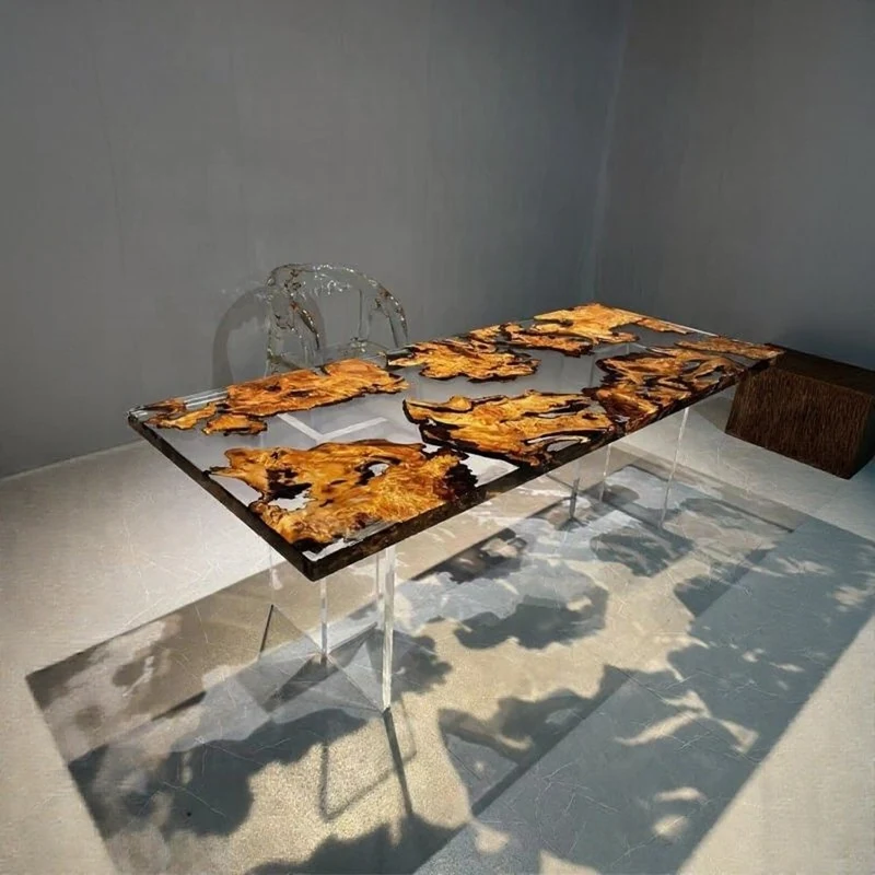 Celestial Epoxy Resin River Table
