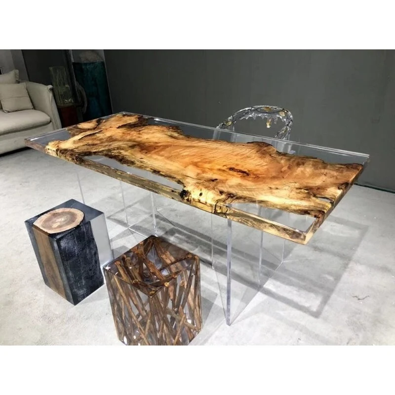 Floating River Resin Table