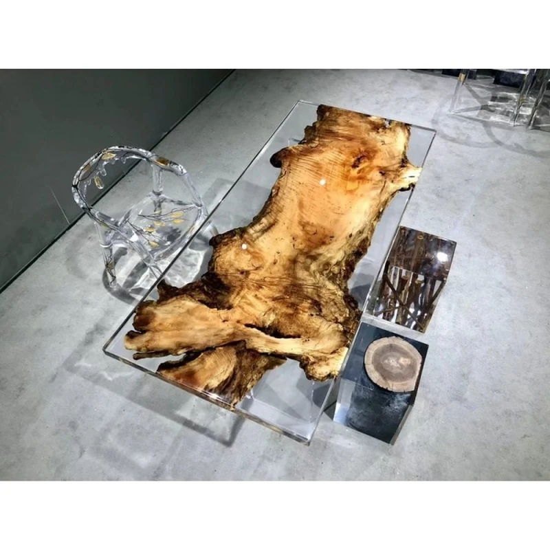 Floating River Resin Table