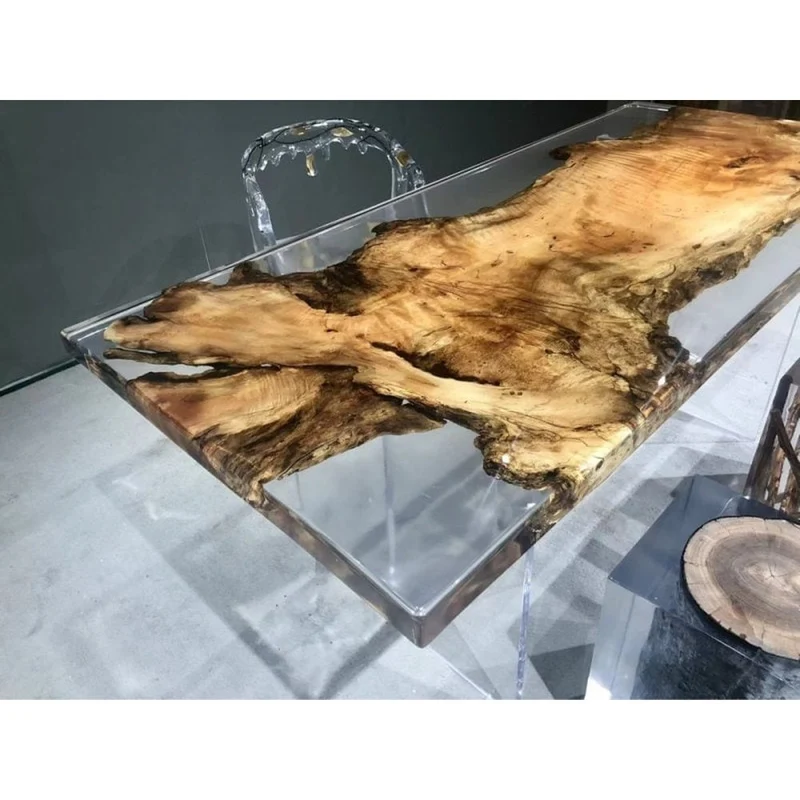 Floating River Resin Table