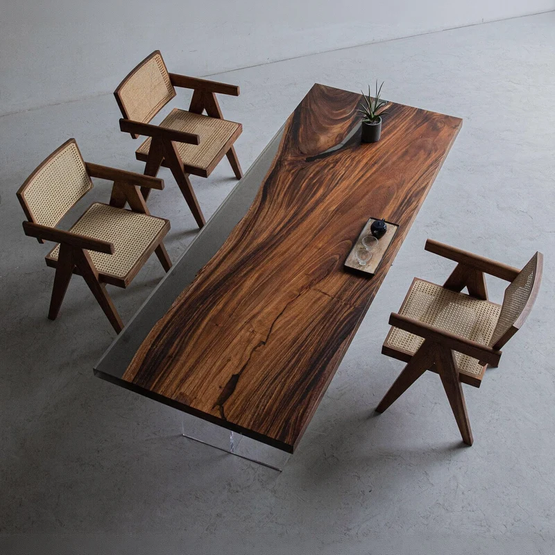 Black River Epoxy Resin Table