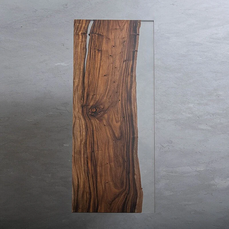 Luxury River Black Wood Epoxy Resin Table