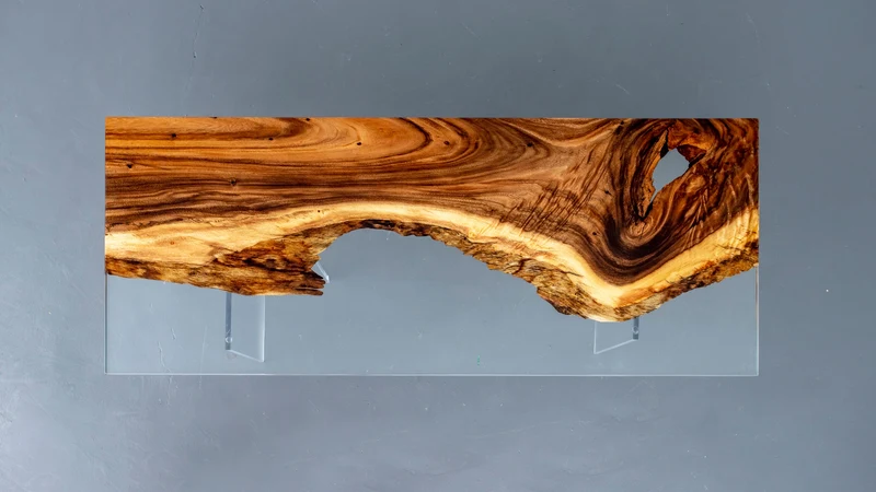 Synthesis Glossing Dining Table epoxy Resin Table