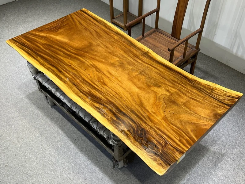 South America Monkey Pod Live Edge Dining Table