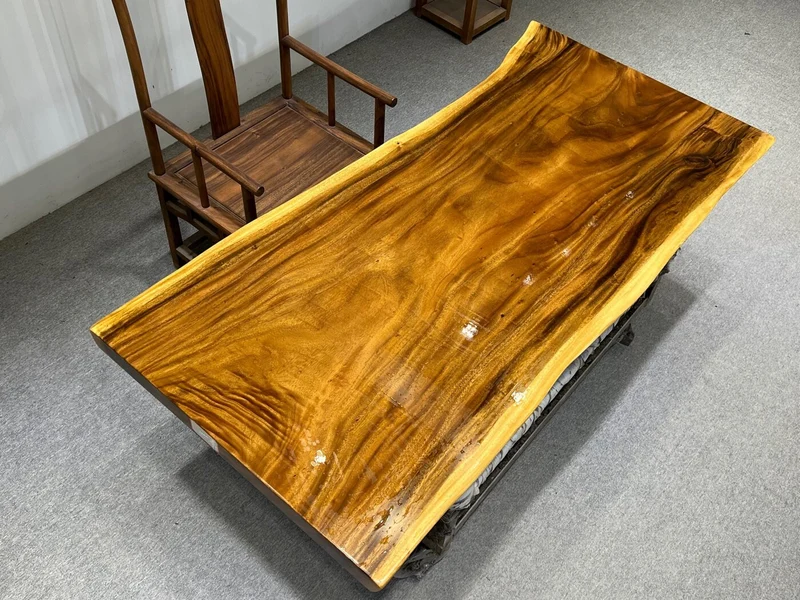 South America Monkey Pod Live Edge Dining Table