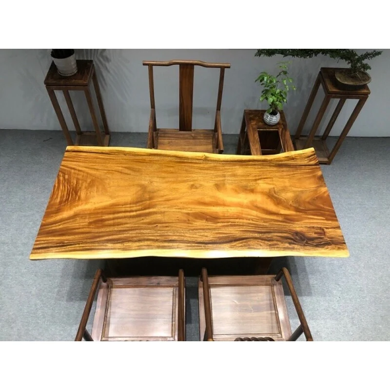 South America Monkey Pod Live Edge Dining Table