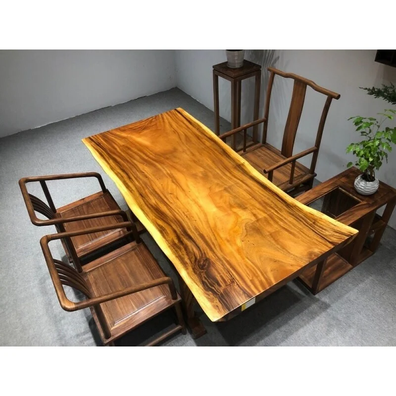 South America Monkey Pod Live Edge Dining Table