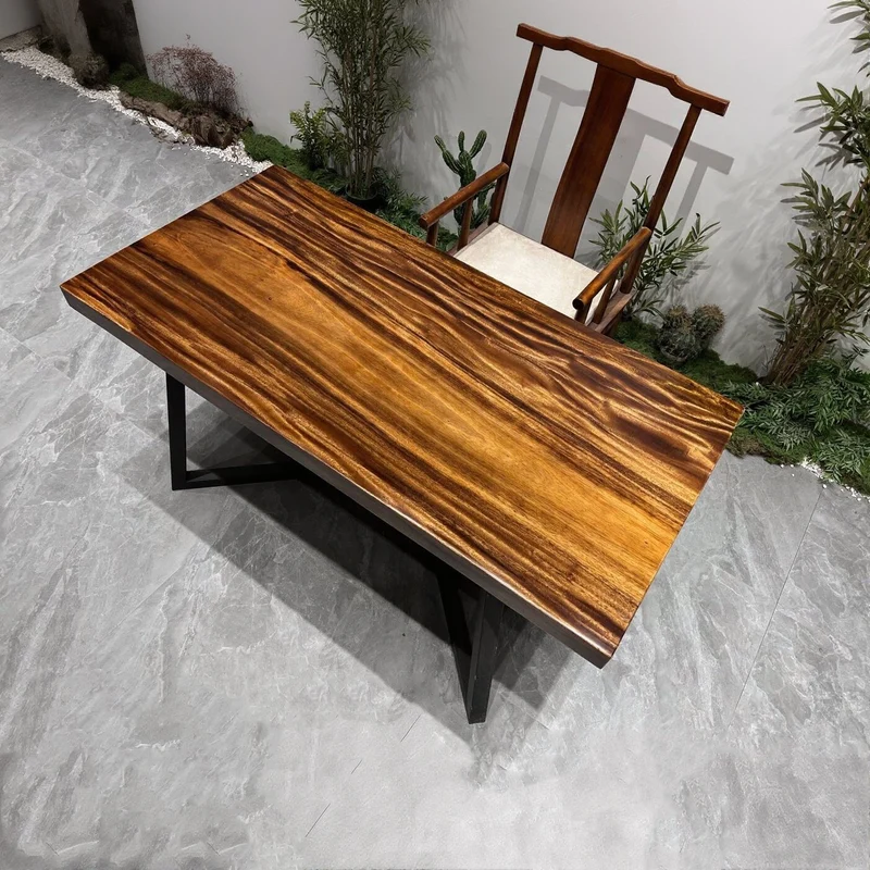 Sculptor Rustic Coffee Wood Slab Table