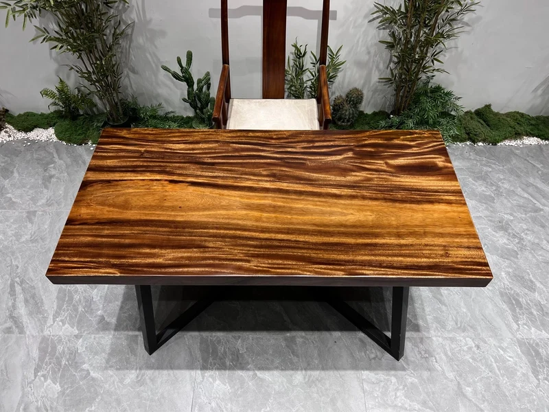 Sculptor Rustic Coffee Wood Slab Table