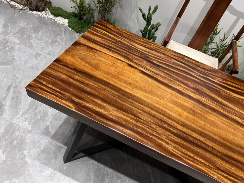 Sculptor Rustic Coffee Wood Slab Table