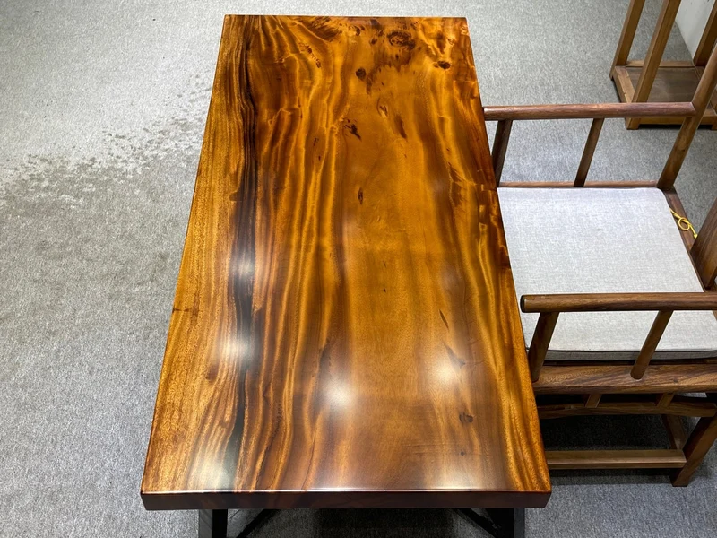 Live Edge South American Walnut Wood Slab