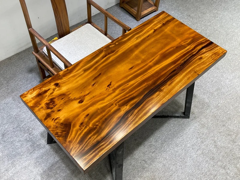Live Edge South American Walnut Wood Slab