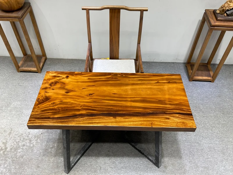 Live Edge South American Walnut Wood Slab