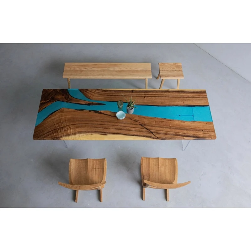 Sleek River Epoxy Resin Table