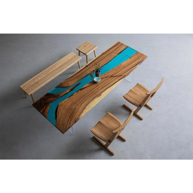 Sleek River Epoxy Resin Table