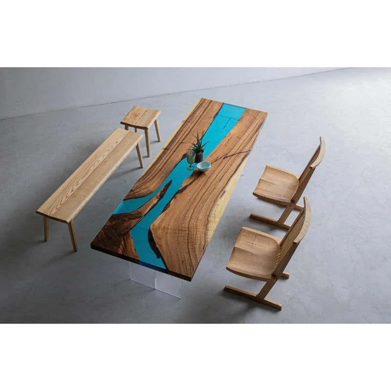 Sleek River Epoxy Resin Table