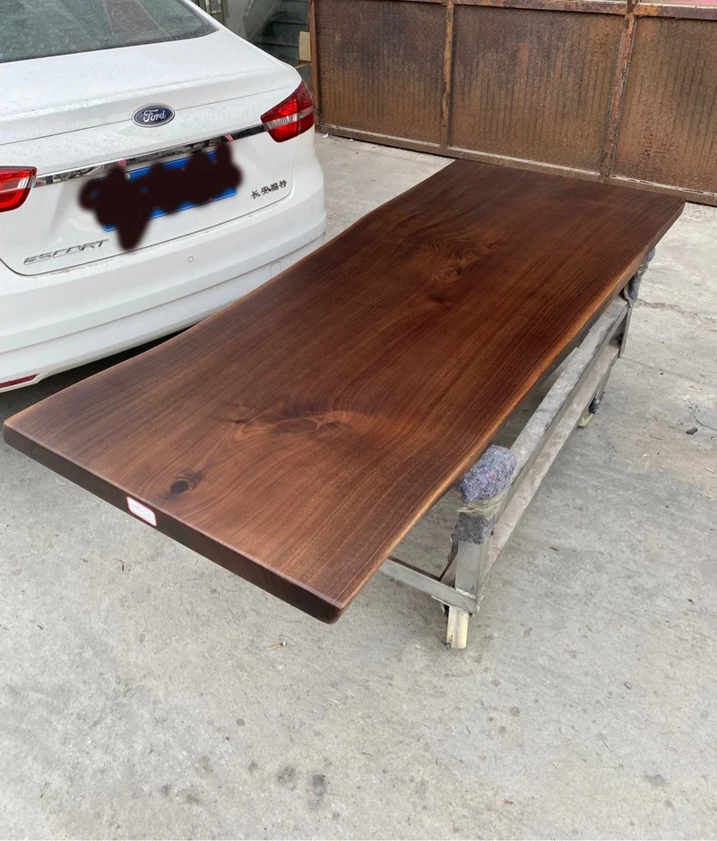 Venture Solid Black American Walnut Wood Slab