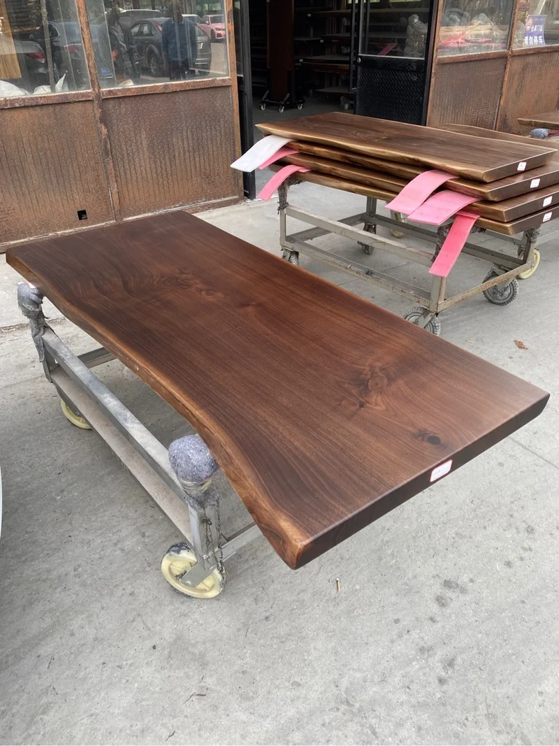 Venture Solid Black American Walnut Wood Slab