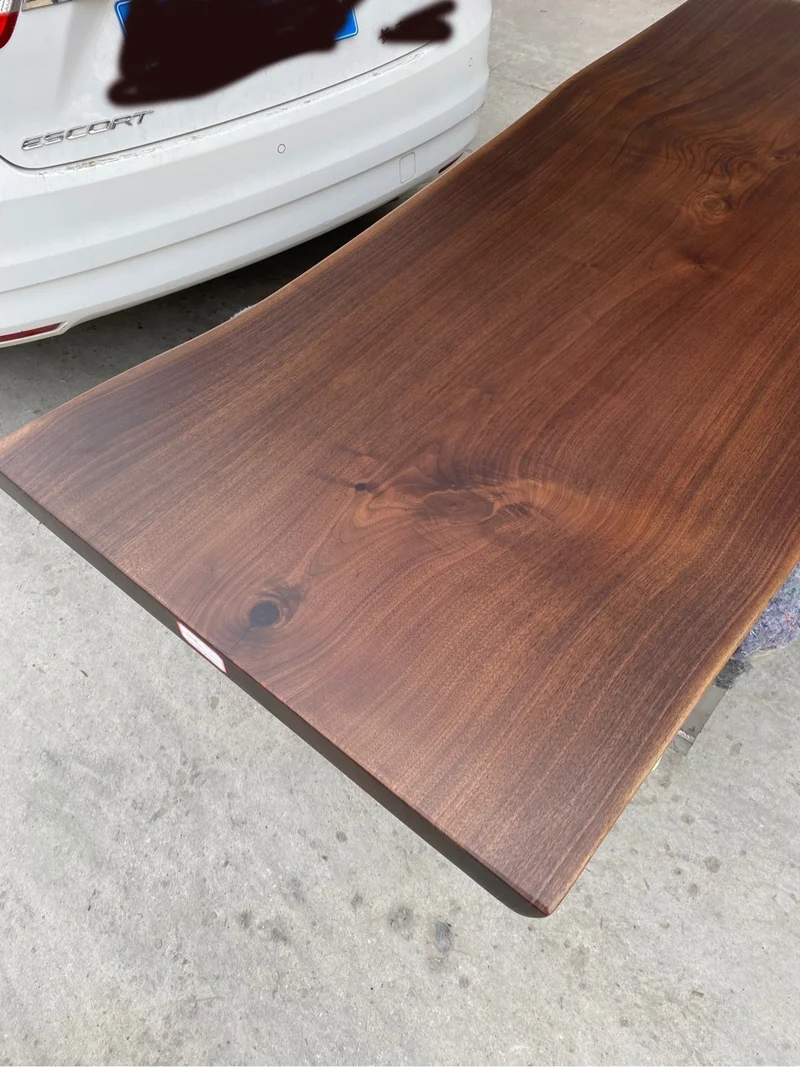 Venture Solid Black American Walnut Wood Slab