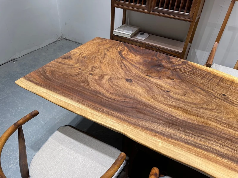 Natural Harmony South American Walnut Slab Table