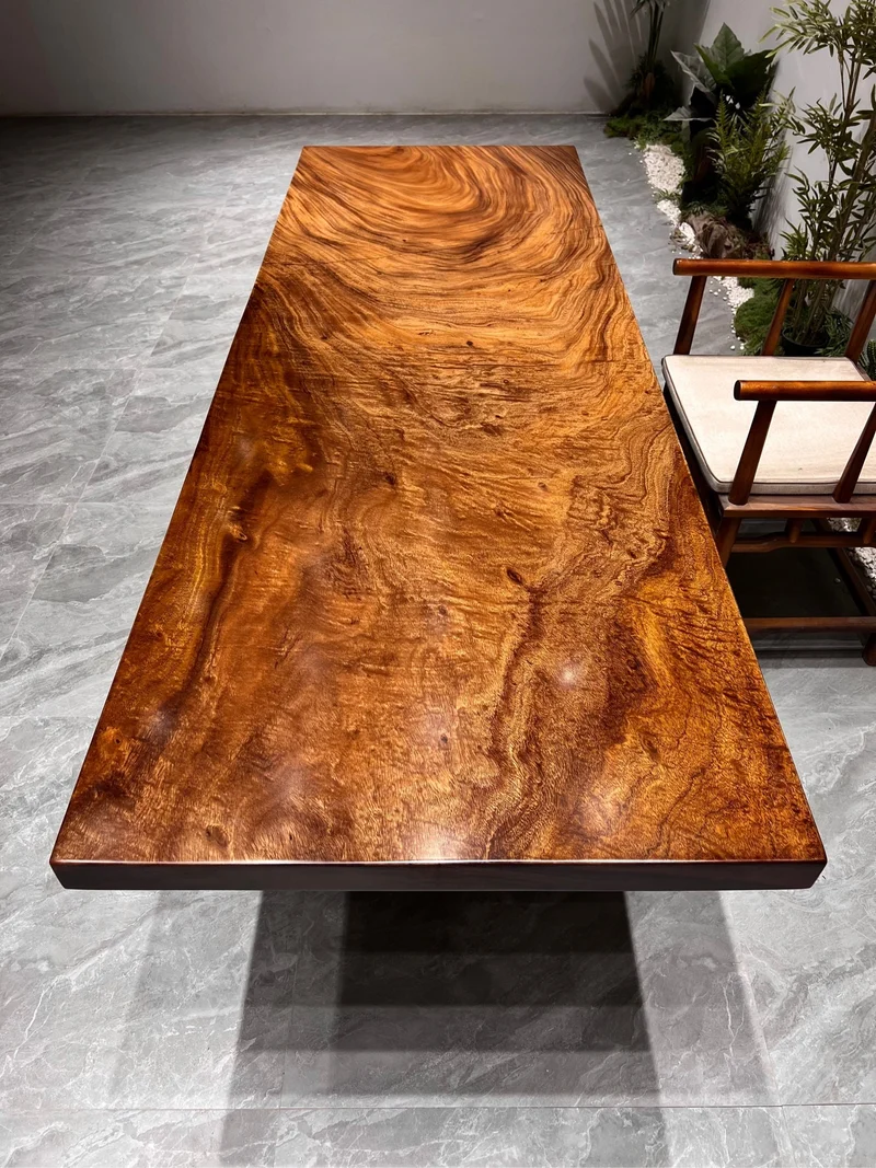 Solid American Walnut Live Edge Dining Table