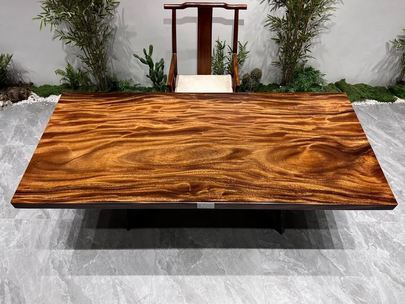 Monkey Pod Tabletop Slab Timber Dining Table