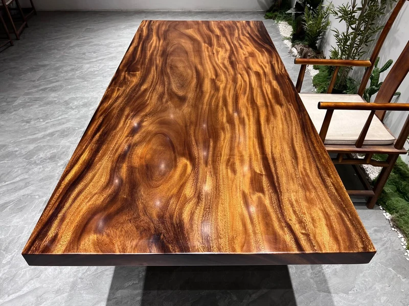 Monkey Pod Tabletop Slab Timber Dining Table