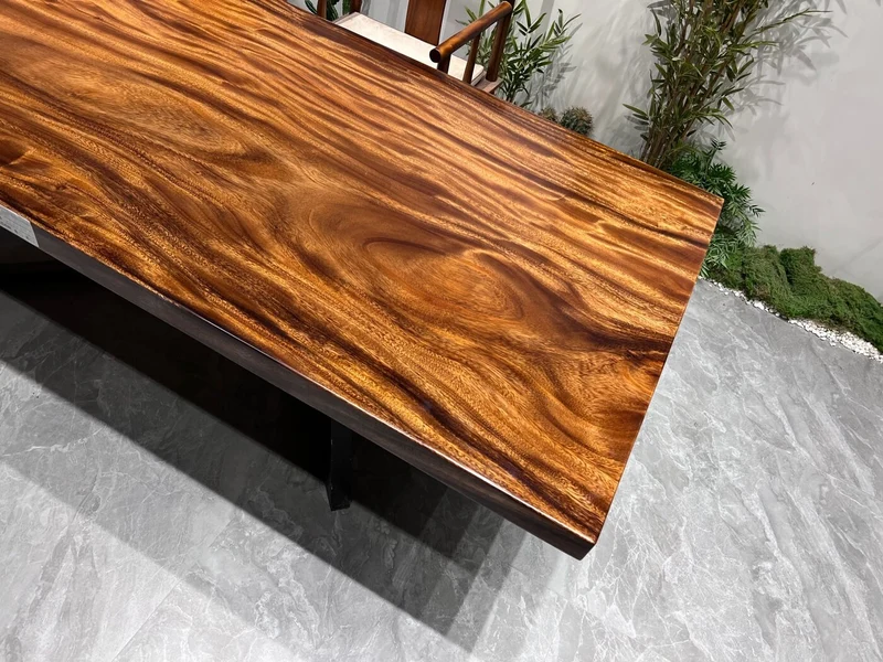 Monkey Pod Tabletop Slab Timber Dining Table