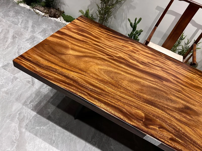 Monkey Pod Tabletop Slab Timber Dining Table