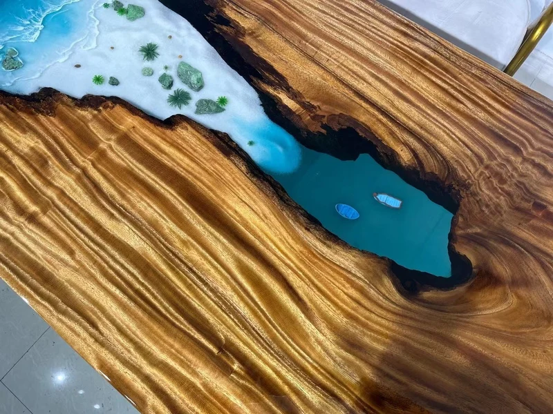 Zenith Luxury River Epoxy Desk Dining Table