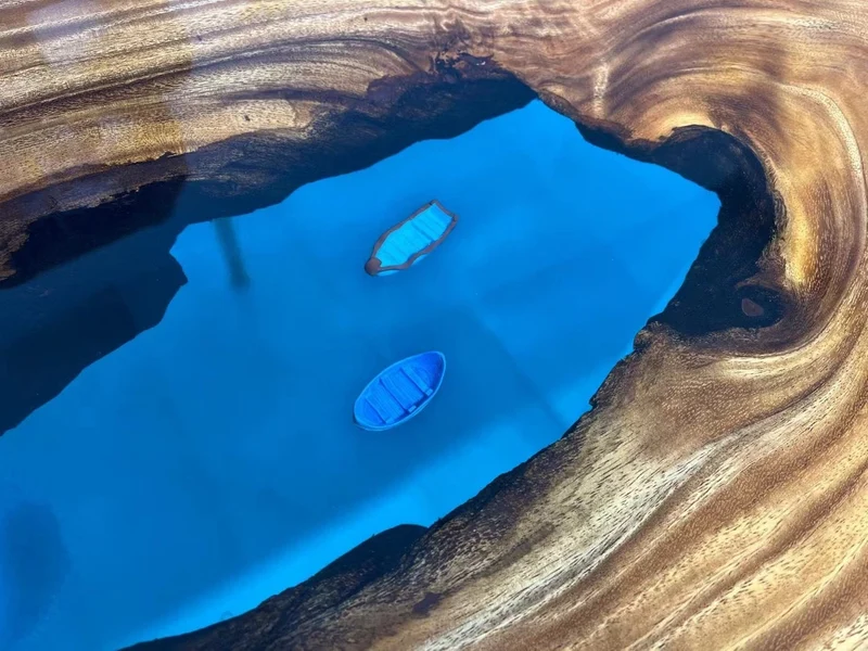 Zenith Luxury River Epoxy Desk Dining Table