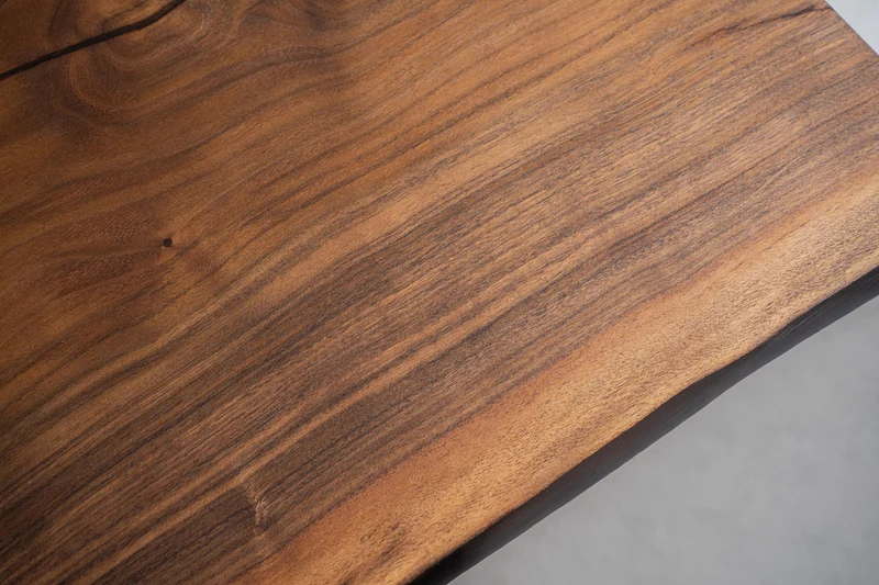 Solid Black Walnut Wood Epoxy Resin Table