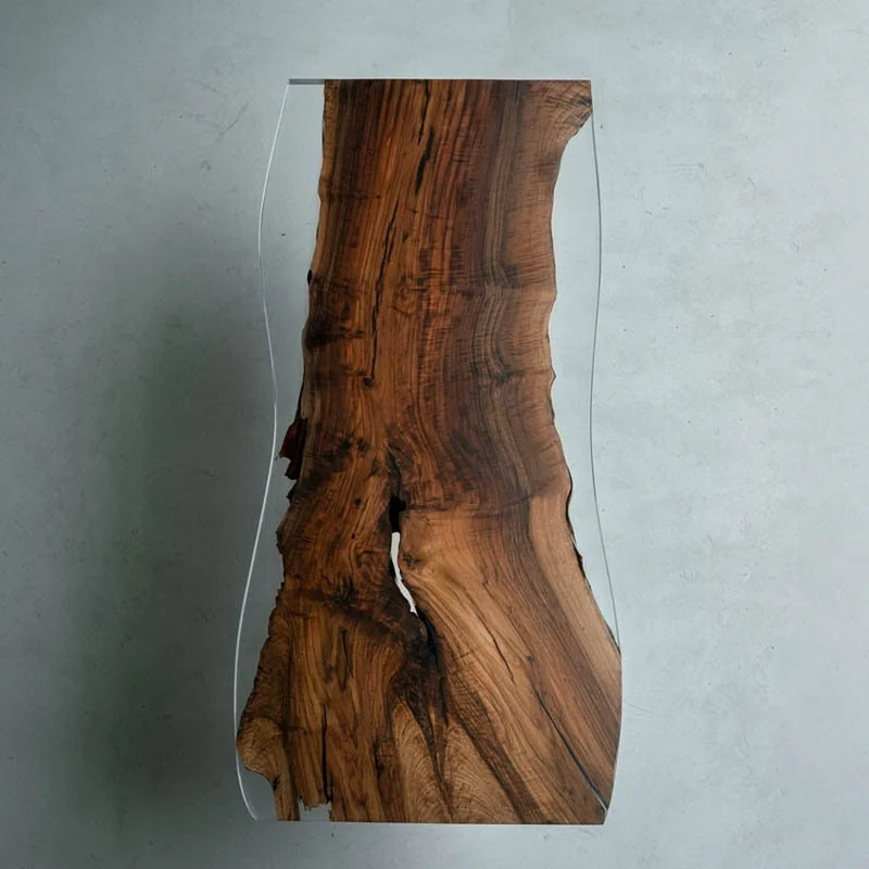 Live edge Handmade Unique Live Edge Epoxy Resin River Wood