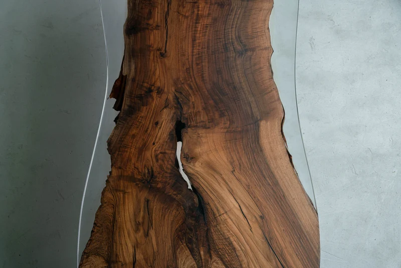 Live edge Handmade Unique Live Edge Epoxy Resin River Wood