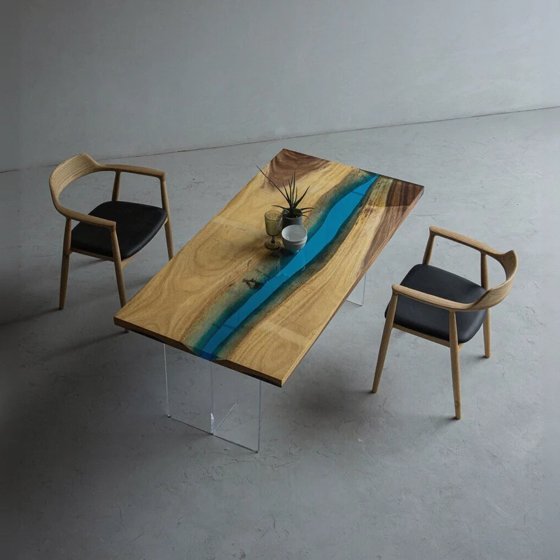 Infinity River Ocean Resin Table