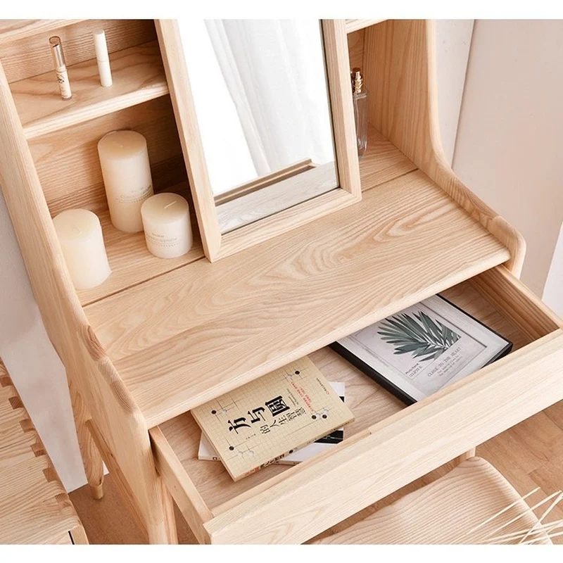 Mid Natural Nordic Finsbury Dressing Table