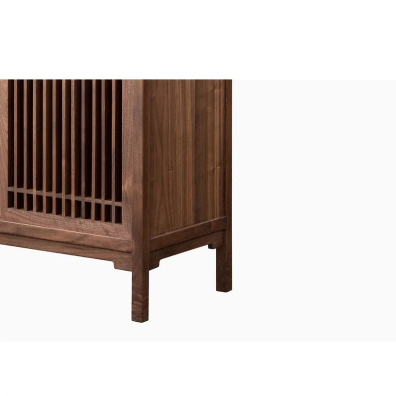 Extra 3 Combination Large Walnut Wood Sideboard