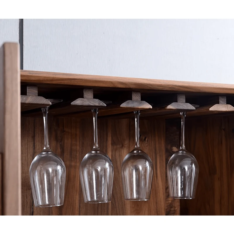 Midcentury Freestanding Wine Liquor Bar Cabinet