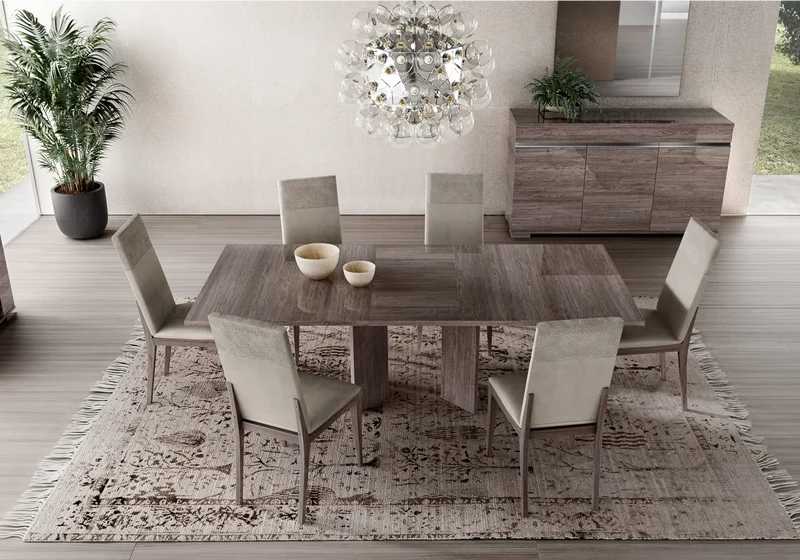 Buffet 3 portes orme laqué design moderne - Viola