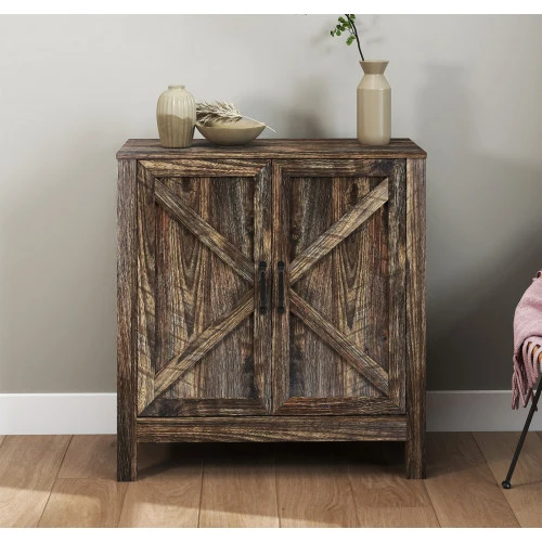 Buffet rustique en chêne Olimpia 80 cm