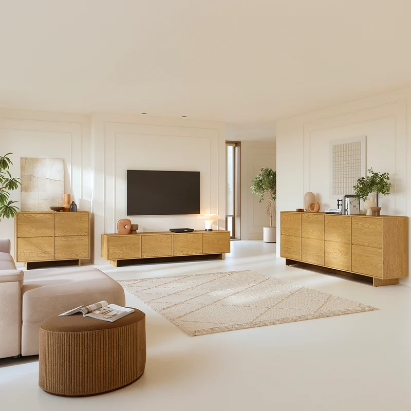 Buffet 4 portes Tadao Bois