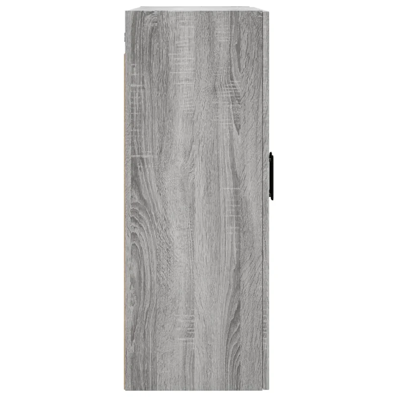 Lot de 2 armoires murales design pratique rangement 69,5 x 34 x 90 cm en bois d'ingénierie sonoma gris 02_0055367