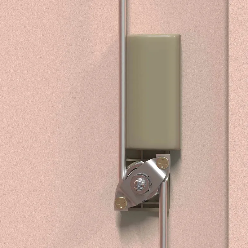 Armoire de rangement moderne avec portes verrouillables 90 x 40 x 105 cm en acier laminé à froid rose 02_0054822