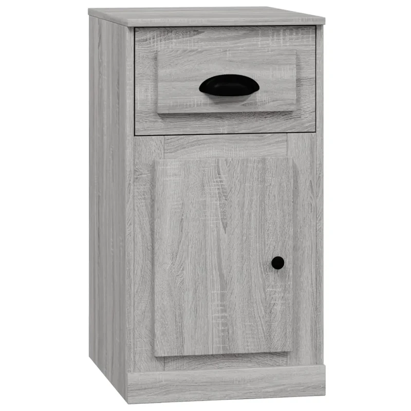 Armoire latérale avec tiroir grande capacité 40 x 50 x 75 cm en bois d'ingénierie sonoma gris 02_0048273