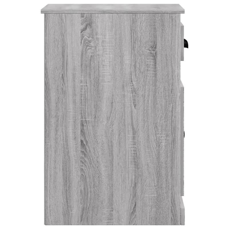 Armoire latérale avec tiroir grande capacité 40 x 50 x 75 cm en bois d'ingénierie sonoma gris 02_0048273