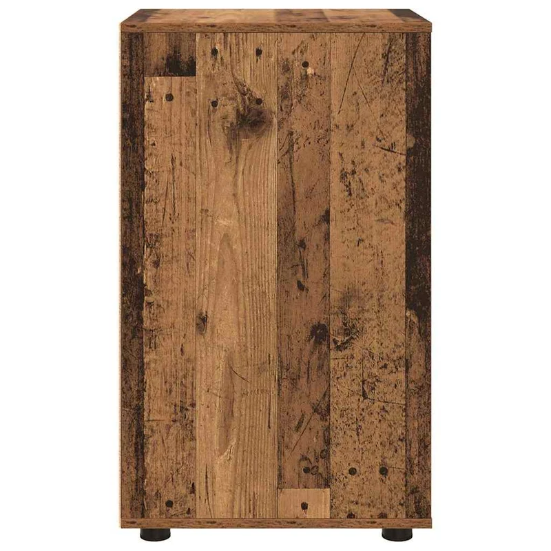 Armoire de rangement moderne avec tiroirs ajustables 40 x 48 x 81 cm en bois d'ingénierie bois ancien 02_0054649